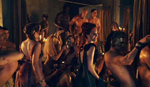 Spartacus orgía