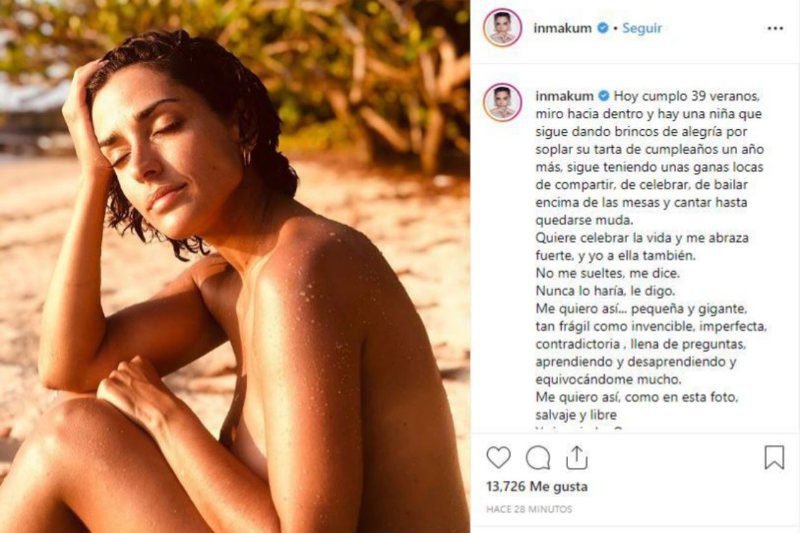 Inma Cuesta desnuda en Instagram