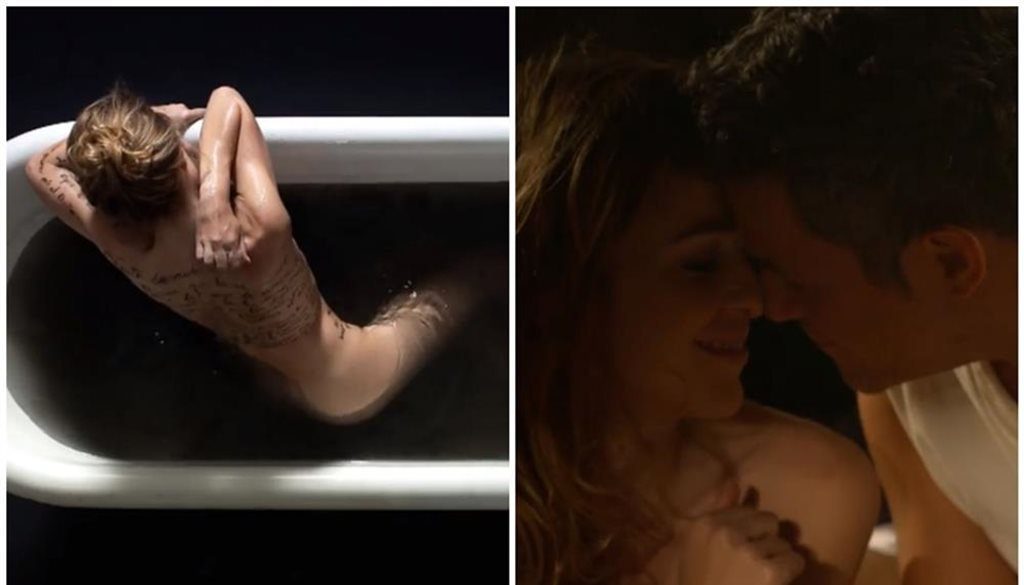 Silva Abascal desnuda en el vídeoclip de Alejandro Sanz 