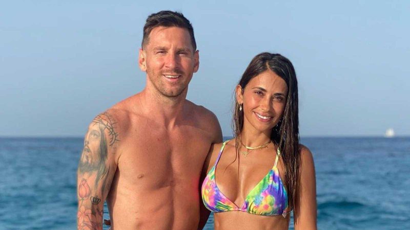 Antonella Roccuzzo y Messi