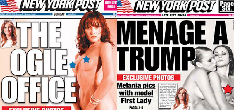 Melania Trump sexy: Revista